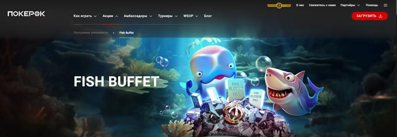 Программа лояльности Fish Buffet